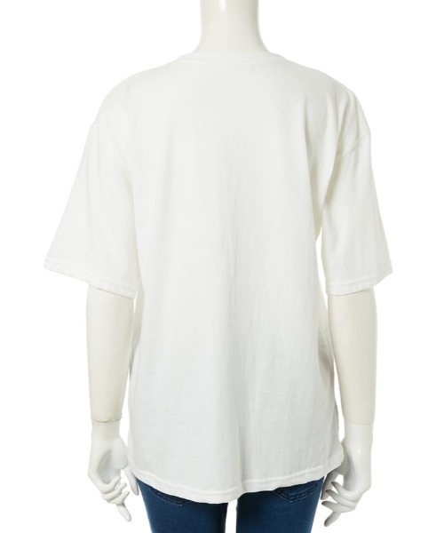 fifth(フィフス)の「クルーネックプリントTシャツ(Tシャツ/カットソー・レディース・ホワイト/ブラック/ブラウン・MEDIUM)」の12枚目の写真