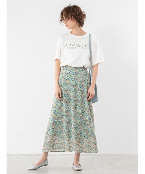fifth(フィフス)の「クルーネックプリントTシャツ(Tシャツ/カットソー・レディース・ホワイト/ブラック/ブラウン・MEDIUM)」の18枚目の写真