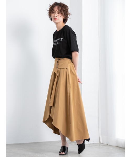 fifth(フィフス)の「クルーネックプリントTシャツ(Tシャツ/カットソー・レディース・ホワイト/ブラック/ブラウン・MEDIUM)」の17枚目の写真