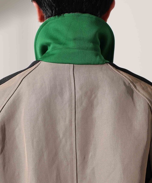UNITED TOKYO（ユナイテッドトウキョウ）の「ペーパーシャンブレーステンカラー（ステンカラーコート・メンズ・ベージュ・1/3）」の4枚目の写真
