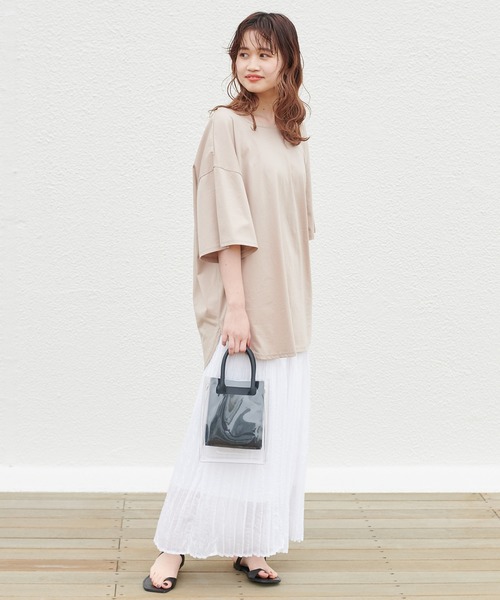 mystic（ミスティック）の「ワッシャープリーツスカート（スカート・レディース・ブラック/ベージュ/オフホワイト・FREE）」の17枚目の写真