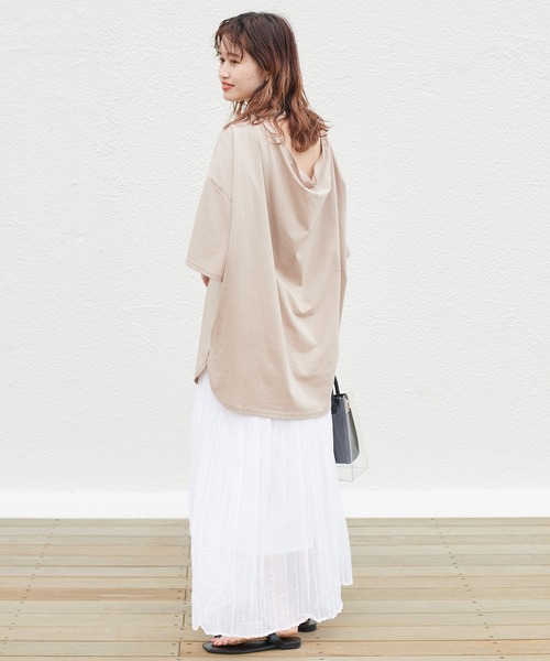 mystic（ミスティック）の「ワッシャープリーツスカート（スカート・レディース・ブラック/ベージュ/オフホワイト・FREE）」の15枚目の写真