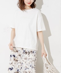 natural couture | カリカリ立体ロゴT(Tシャツ/カットソー)