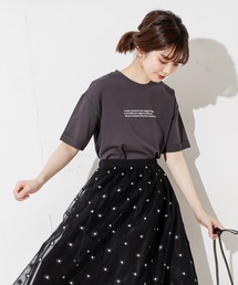 natural couture | カリカリ立体ロゴT(Tシャツ/カットソー)