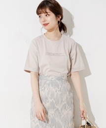 natural couture | カリカリ立体ロゴT(Tシャツ/カットソー)