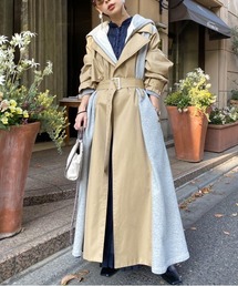 有村架純さん着用SWEAT DOCKING TRENCH COAT Sサイズ 有村架純さん着用SWEAT DOCKING TRENCH COAT Sサイズ