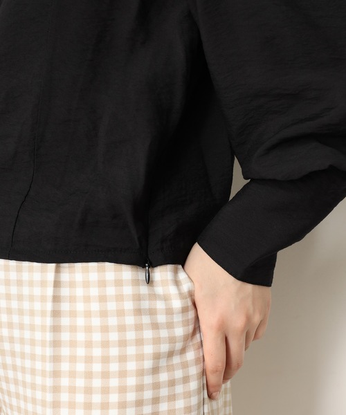 one after another NICE CLAUP（ワンアフターアナザーナイスクラップ）の「【WEB限定】ブラウスセットミニキャミワンピース（ワンピース・レディース・ブラック/サックスブルー/ブラック系その他・FREE）」の22枚目の写真