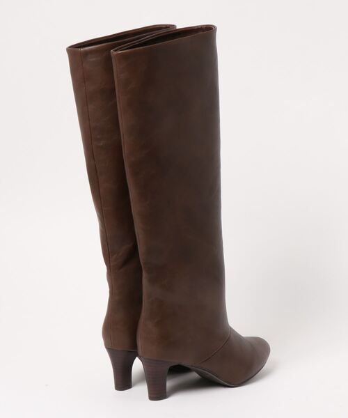 DouDou(ドゥドゥ)の「ロングブーツ(ブーツ・レディース・ブラウン/ブラック・LARGE/MEDIUM)」の3枚目の写真