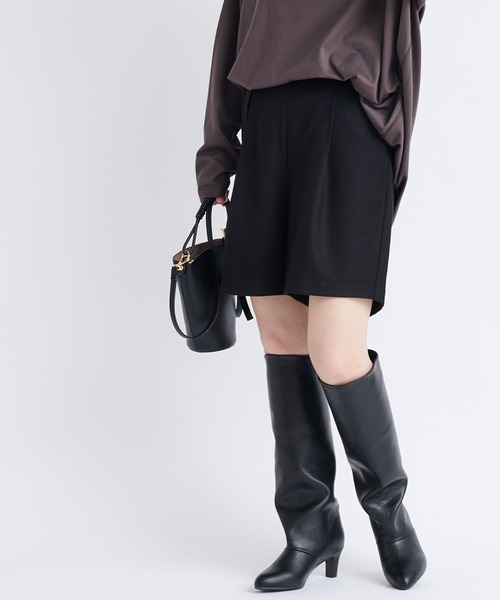 DouDou(ドゥドゥ)の「ロングブーツ(ブーツ・レディース・ブラウン/ブラック・LARGE/MEDIUM)」の6枚目の写真