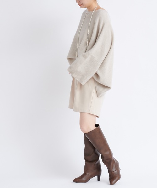 DouDou(ドゥドゥ)の「ロングブーツ(ブーツ・レディース・ブラウン/ブラック・LARGE/MEDIUM)」の12枚目の写真