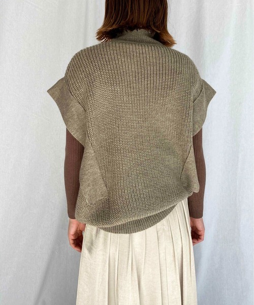 セール】ハイネックニットベスト（ベスト）｜PICCIN（ピッチン）の