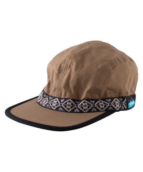 KAVU（カブー）の「KAVU/カブー KID'S RIPSTOP STRAPCAP/キッズ リップストップ ストラップキャップ（キャップ・キッズ・A/B/C/D/オリーブ/モカ/ブルー/ブラック・FREE）」の2枚目の写真