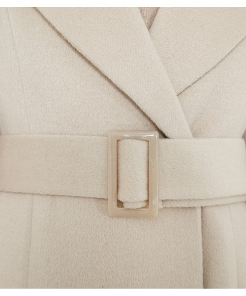 rienda（リエンダ）の「ｳｰﾙMIXﾊﾞｯｸﾎﾞﾀﾝﾚﾃﾞｨｰCT/ウールミックスバック