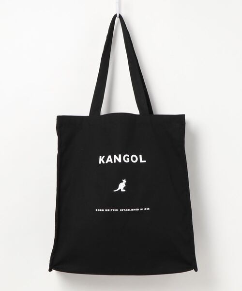 KANGOL / カンゴール】 マチ付きキャンバスプリントトートバッグ ...