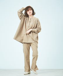Rouge vif Anna | リップルセットアップ(セットアップ)