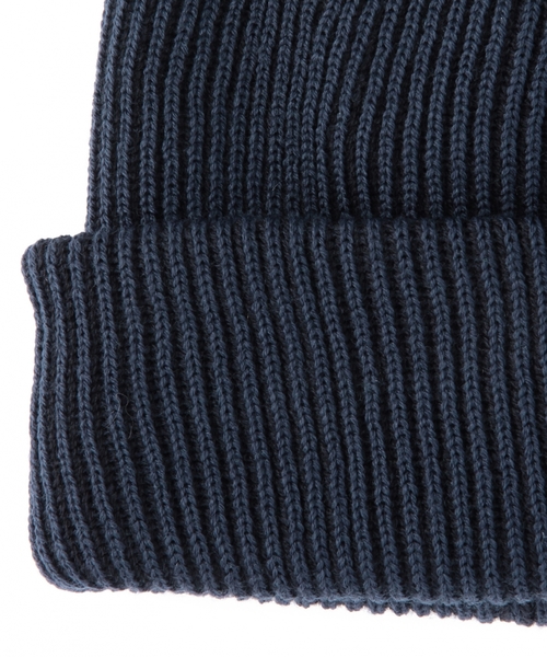 UNITED ARROWS(ユナイテッドアローズ)の「UA 2TONE KNIT CAP◆(ニットキャップ/ビーニー・メンズ・ブラック/ネイビー・フリー)」の5枚目の写真