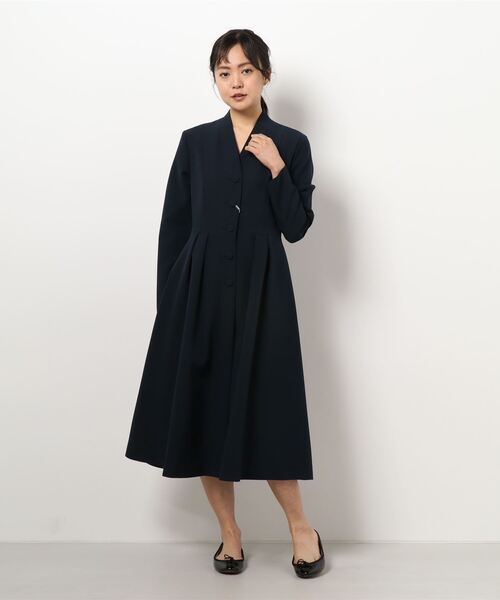 スーツ風フロントボタンフレアワンピース 卒業式 入学式 七五三 セレモニー スーツスカート Form Forma フォルムフォルマ のファッション