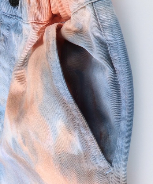 RADCHAP（ラッドチャップ）の「ムラ染めハーフパンツ（その他パンツ・キッズ・ブルー/オレンジ・110cm/150cm/90cm/140cm/130cm/100cm/120cm）」の8枚目の写真