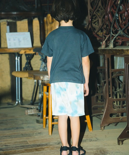 RADCHAP（ラッドチャップ）の「ムラ染めハーフパンツ（その他パンツ・キッズ・ブルー/オレンジ・110cm/150cm/90cm/140cm/130cm/100cm/120cm）」の16枚目の写真