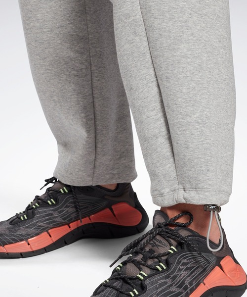 Reebok(リーボック)の「ドリームブレンド コットン トラックパンツ / DreamBlend Cotton Track Pants(スウェットパンツ・メンズ・ブラック/ヘザーグレー・X-LARGE/XX-LARGE/XXX-LARGE/SMALL/MEDIUM/LARGE/X-SMALL)」の7枚目の写真