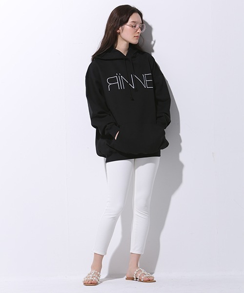 GDC（ジーディーシー）の「RINNE HOODIE（パーカー・メンズ・ホワイト/ブラック・FREE）」の10枚目の写真