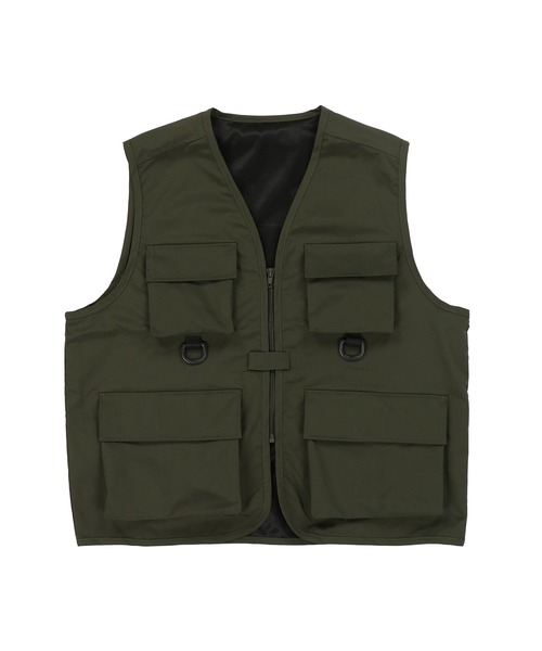 SPINNS（スピンズ）の「フィッシングベスト（ベスト・メンズ・ブラック/カーキ・M/L/XL）」の19枚目の写真