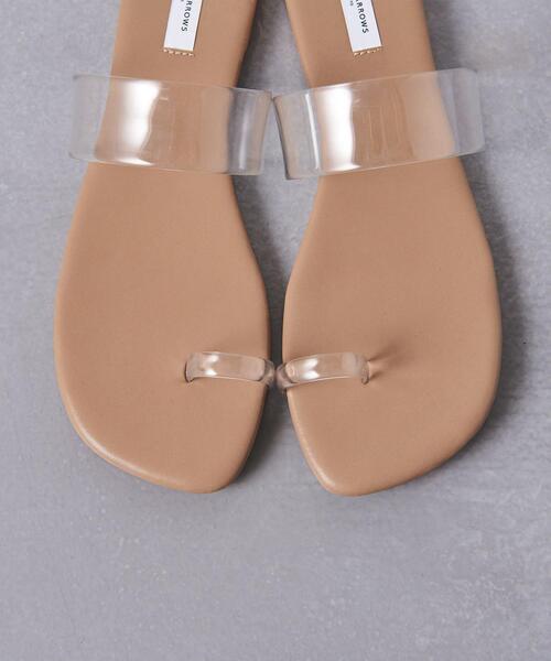 UNITED ARROWS（ユナイテッドアローズ）の「UWSC PVC フラットサンダル †◆（サンダル・レディース・ベージュ/ブラック・37/36/38/35）」の16枚目の写真