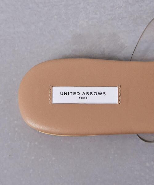 UNITED ARROWS（ユナイテッドアローズ）の「UWSC PVC フラットサンダル †◆（サンダル・レディース・ベージュ/ブラック・37/36/38/35）」の5枚目の写真