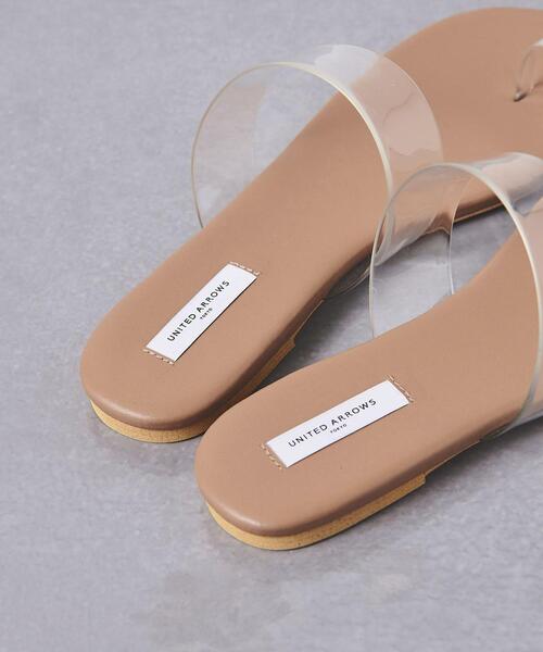 UNITED ARROWS（ユナイテッドアローズ）の「UWSC PVC フラットサンダル †◆（サンダル・レディース・ベージュ/ブラック・37/36/38/35）」の9枚目の写真