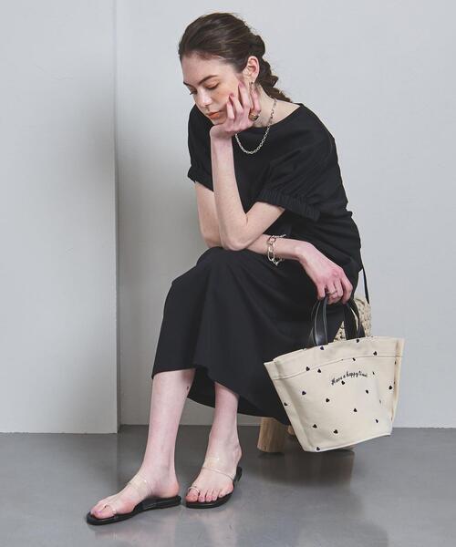 UNITED ARROWS（ユナイテッドアローズ）の「UWSC PVC フラットサンダル †◆（サンダル・レディース・ベージュ/ブラック・37/36/38/35）」の6枚目の写真