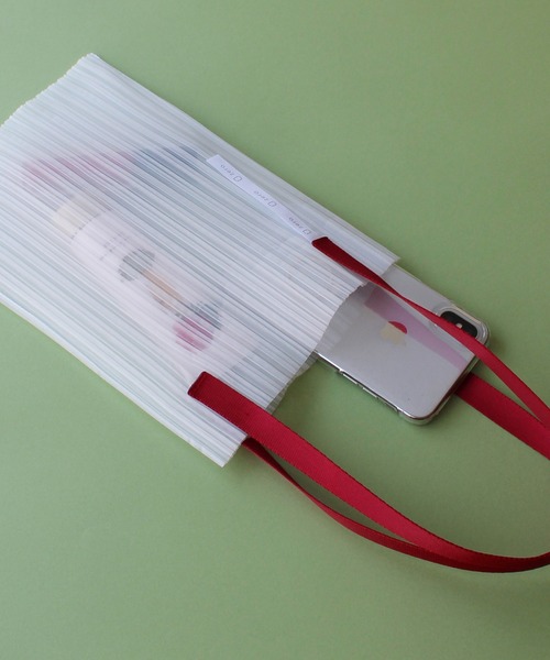 GLOBAL FORME CONCRETE（グローバルフォルムコンクリート）の「【zero】Pleats bag small stripe