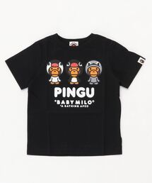 A BATHING APE（アベイシングエイプ）の「BABY MILO X PINGU #B TEE K（Tシャツ/カットソー・キッズ）」