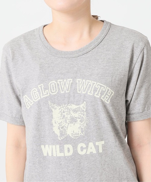 plage(プラージュ)の「WILD CAT Tシャツ◆(Tシャツ/カットソー・レディース・マスタード/グレー・FREE)」の13枚目の写真