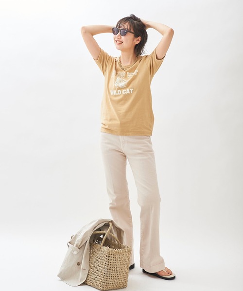 plage(プラージュ)の「WILD CAT Tシャツ◆(Tシャツ/カットソー・レディース・マスタード/グレー・FREE)」の9枚目の写真