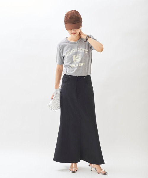 plage(プラージュ)の「WILD CAT Tシャツ◆(Tシャツ/カットソー・レディース・マスタード/グレー・FREE)」の14枚目の写真