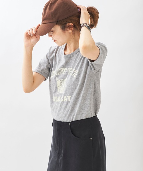 plage(プラージュ)の「WILD CAT Tシャツ◆(Tシャツ/カットソー・レディース・マスタード/グレー・FREE)」の11枚目の写真