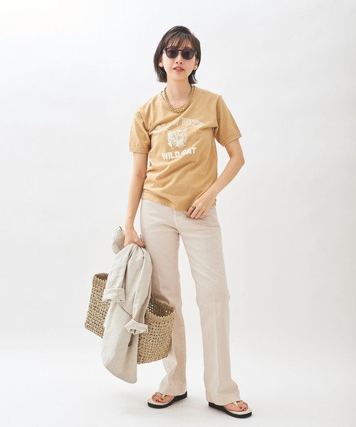 plage(プラージュ)の「WILD CAT Tシャツ◆(Tシャツ/カットソー・レディース・マスタード/グレー・FREE)」の8枚目の写真