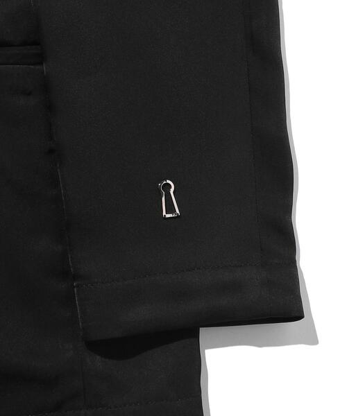 DRESSEDUNDRESSED（ドレスドアンドレスド）の「＜DRESSEDUNDRESSED＞ CUPRO OVER/S BLZR/ジャケット（テーラードジャケット・メンズ・ブラック・3/2）」の9枚目の写真
