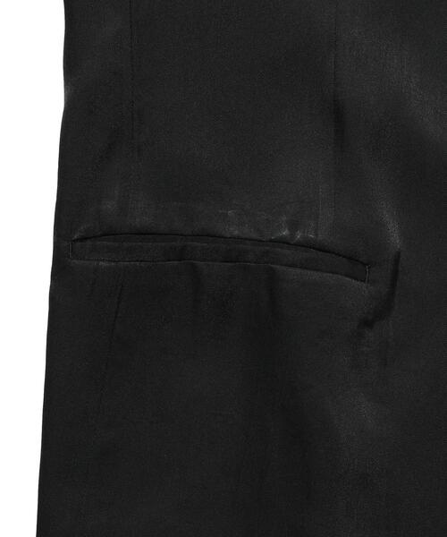 DRESSEDUNDRESSED（ドレスドアンドレスド）の「＜DRESSEDUNDRESSED＞ CUPRO OVER/S BLZR/ジャケット（テーラードジャケット・メンズ・ブラック・3/2）」の2枚目の写真