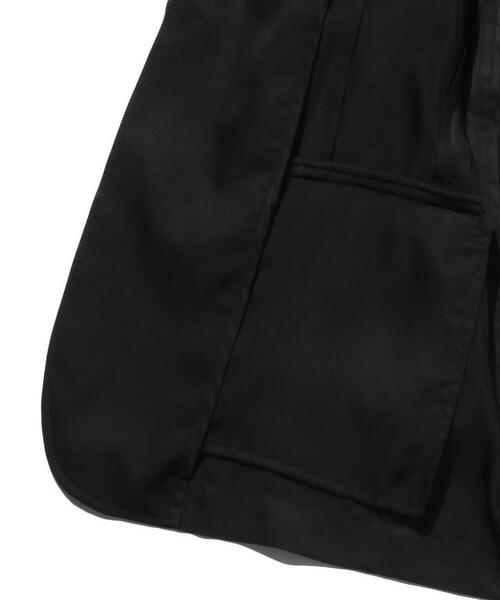 DRESSEDUNDRESSED（ドレスドアンドレスド）の「＜DRESSEDUNDRESSED＞ CUPRO OVER/S BLZR/ジャケット（テーラードジャケット・メンズ・ブラック・3/2）」の6枚目の写真