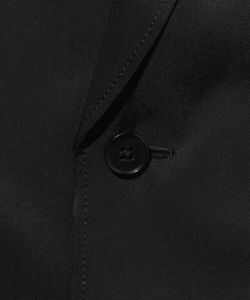 DRESSEDUNDRESSED（ドレスドアンドレスド）の「＜DRESSEDUNDRESSED＞ CUPRO OVER/S BLZR/ジャケット（テーラードジャケット・メンズ・ブラック・3/2）」の3枚目の写真