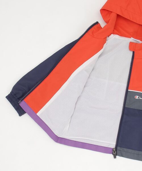 Champion(チャンピオン)の「【Champion/チャンピオン】キッズ キャンパス ジップフーデッドジャケット(その他アウター・キッズ・ネイビー/チャコール/パープル・110/100/130/120/140)」の5枚目の写真