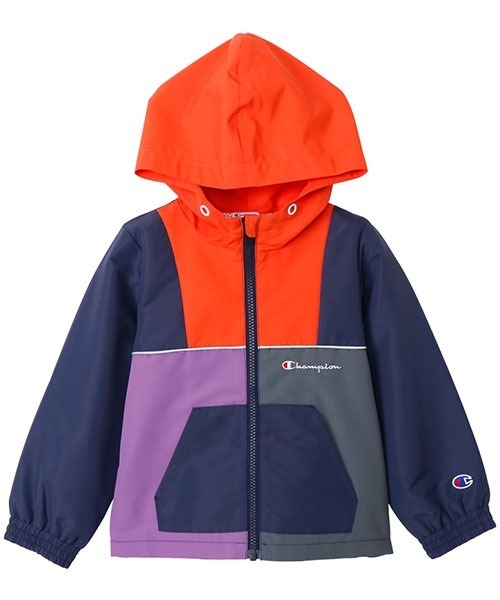 Champion(チャンピオン)の「【Champion/チャンピオン】キッズ キャンパス ジップフーデッドジャケット(その他アウター・キッズ・ネイビー/チャコール/パープル・110/100/130/120/140)」の2枚目の写真