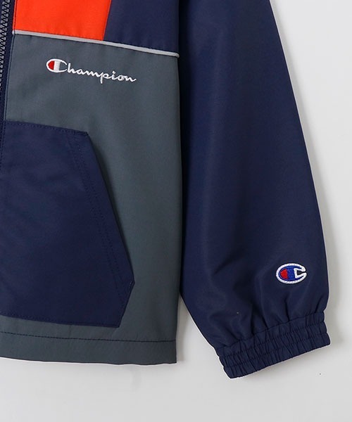 Champion(チャンピオン)の「【Champion/チャンピオン】キッズ キャンパス ジップフーデッドジャケット(その他アウター・キッズ・ネイビー/チャコール/パープル・110/100/130/120/140)」の9枚目の写真