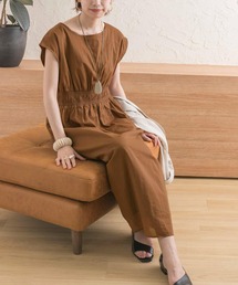 URBAN RESEARCH | ウエストスモッキングノースリワンピース(ワンピース)