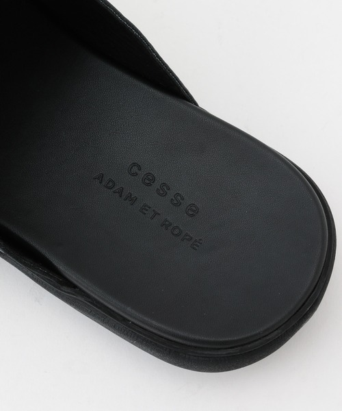 ADAM ET ROPE'（アダムエロペ）の「【CESSE】コンフォート ダブルモンクストラップ カバードレザーサンダル（サンダル・メンズ・ブラック・41/42/43）」の6枚目の写真