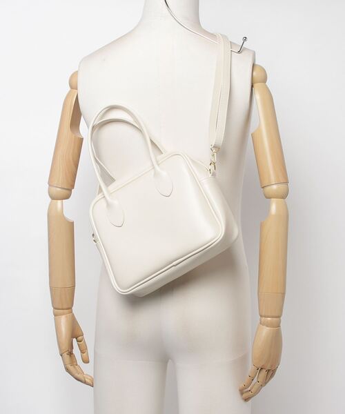 folka（フォルカ）の「スクエアボストン / ミニショルダー / ２way / ハンドバッグ【Maison Select メゾンセレクト CAWAII BAG selction カワイイ バッグ セレクション 】（ハンドバッグ・レディース・ブラック/ブラウン/アイボリー・ONE SIZE）」の12枚目の写真