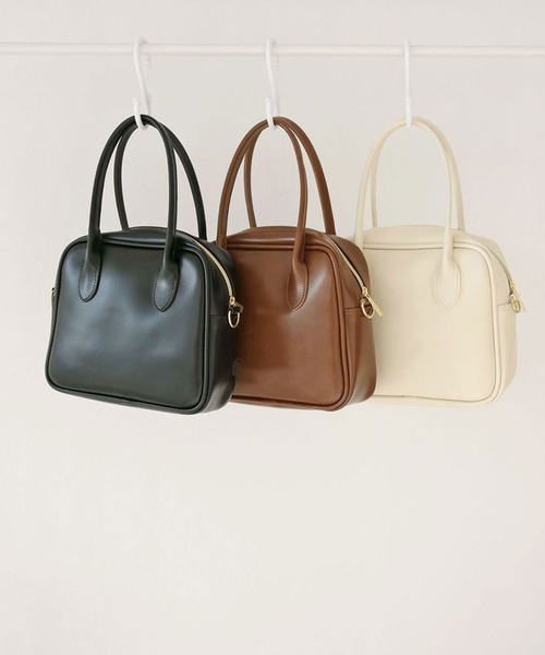 folka（フォルカ）の「スクエアボストン / ミニショルダー / ２way / ハンドバッグ【Maison Select メゾンセレクト CAWAII BAG selction カワイイ バッグ セレクション 】（ハンドバッグ・レディース・ブラック/ブラウン/アイボリー・ONE SIZE）」の19枚目の写真