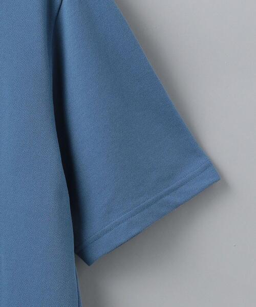 WORK TRIP OUTFITS GREEN LABEL RELAXING（ワークトリップアウトフィッツグリーンレーベル リラクシング）の「＜ 機能 / 汗消臭 ＞ WTO デオセル カッタウェイ ポロシャツ（ポロシャツ・メンズ・ブラック/ホワイト/ライトブルー・SMALL/LARGE/X-LARGE/MEDIUM）」の11枚目の写真