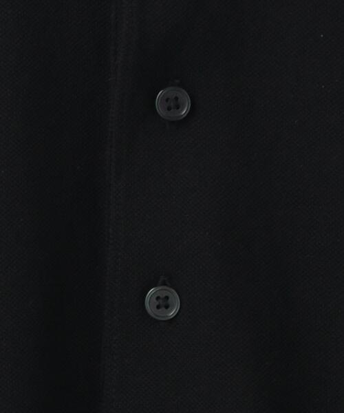 WORK TRIP OUTFITS GREEN LABEL RELAXING（ワークトリップアウトフィッツグリーンレーベル リラクシング）の「＜ 機能 / 汗消臭 ＞ WTO デオセル カッタウェイ ポロシャツ（ポロシャツ・メンズ・ブラック/ホワイト/ライトブルー・SMALL/LARGE/X-LARGE/MEDIUM）」の17枚目の写真